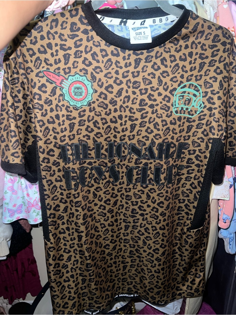 Billionaire Boys Club Men’s ' Leopard Print Tee - Brown/Black